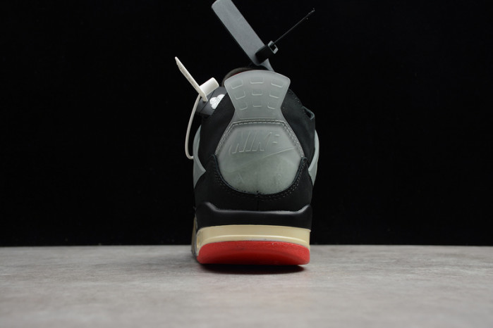 OF x Air Jordan 4 “Bred” CV9388-001