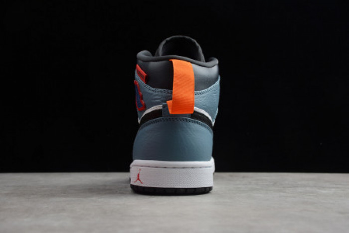 Fa*etasm x jordan 1 mid fearless blue white  cu2802-100