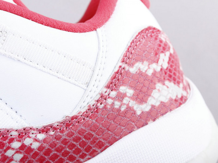 Air Jordan 11 Retro Low "Pink Snakeskin"  AH7860 106
